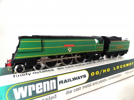 Wrenn W2266 "Plymouth" SR Green Locomotive - 1989 P4 Issue