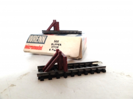Wrenn "N" Gauge No 505 1/3 Straight Buffer Stops -  Pack of 6 - RARE 