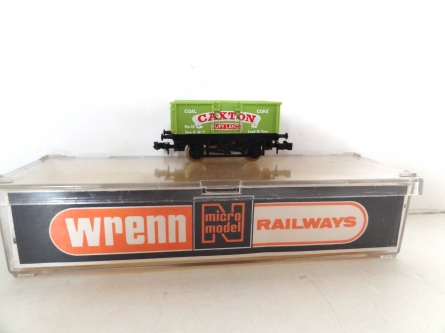 Wrenn "N" Gauge No 735 "Caxton" Private Owner  Wagon - Green