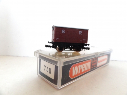 Wrenn "N" Gauge No 740 "SR" Ventilated Van - Brown